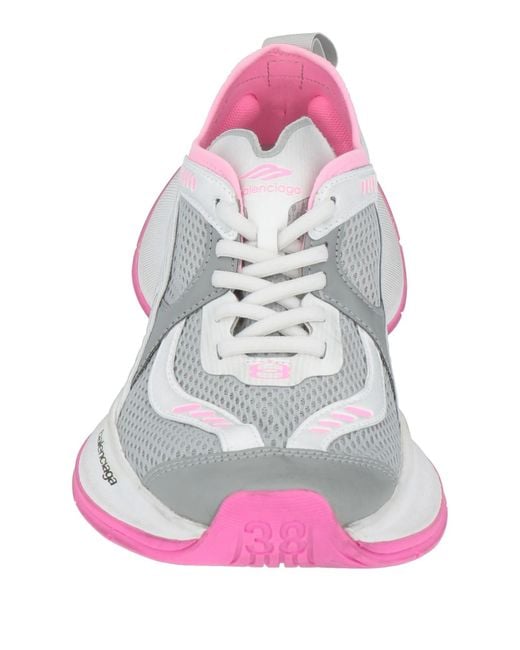 Balenciaga Pink Color Blocked Sneakers