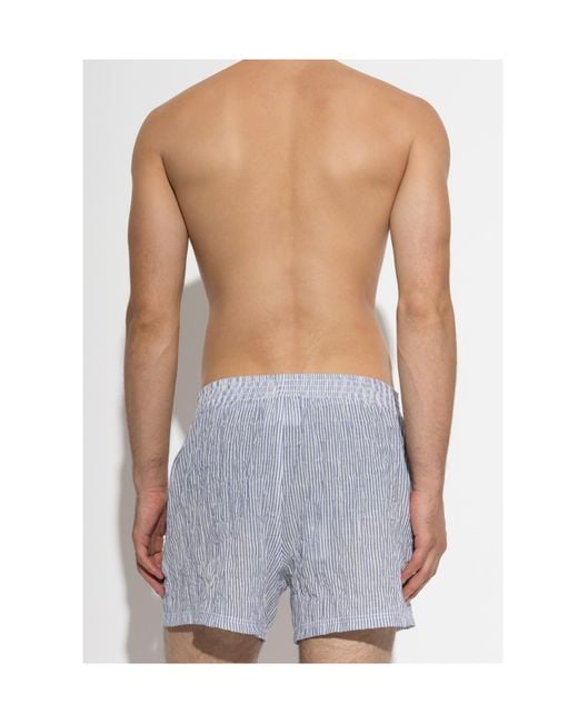 DSquared² Blue Striped Underwear for men