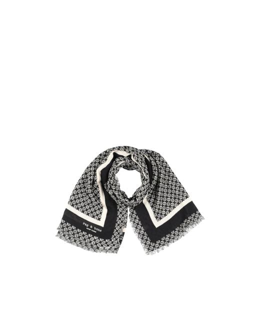 Rag & Bone White Scarves Foulards