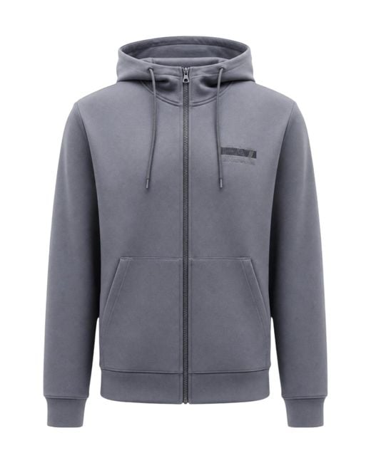 EA7 Gray Logo Tracksuit for men