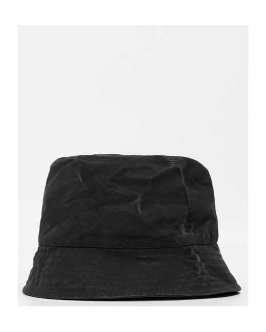 Prada Black Canvas Bucket Hat for men