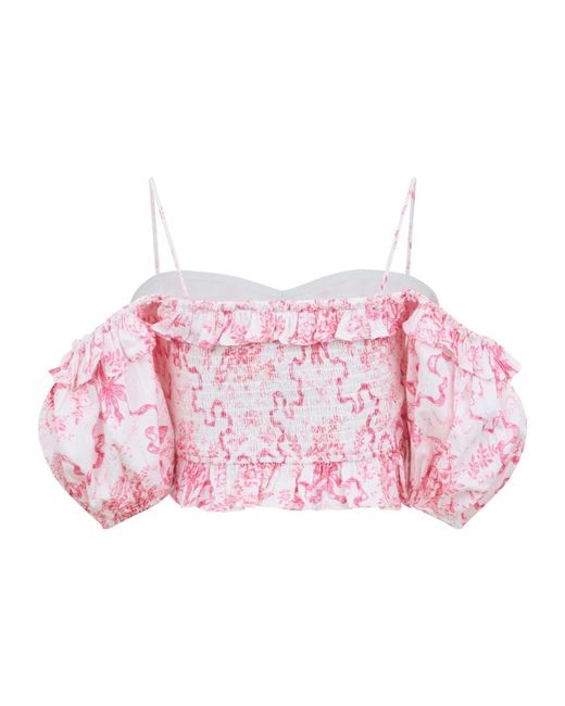 LoveShackFancy Pink Tank Top