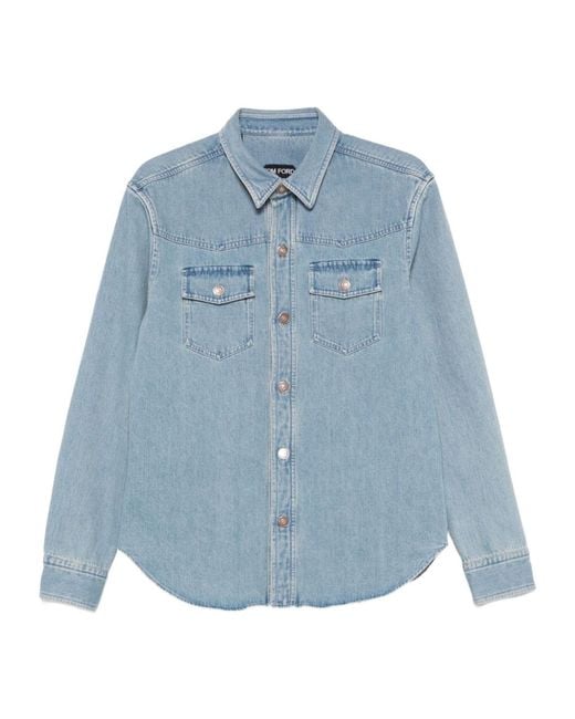Tom Ford Blue Shirt for men