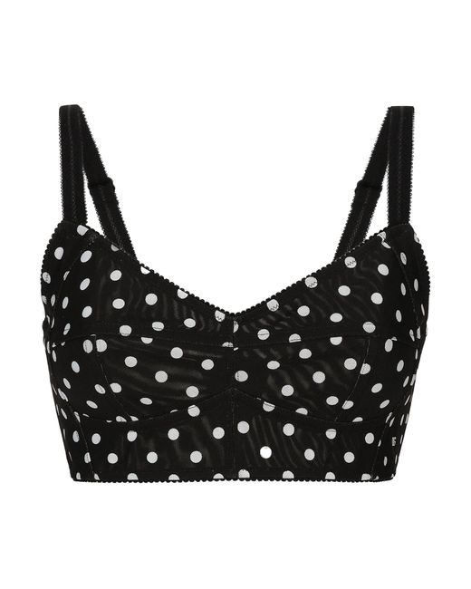 Dolce & Gabbana Black Heart Polka Dot Adjustable Tie