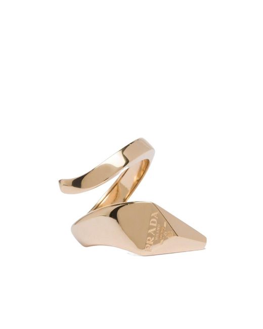Prada Metallic Eternal Ring for men