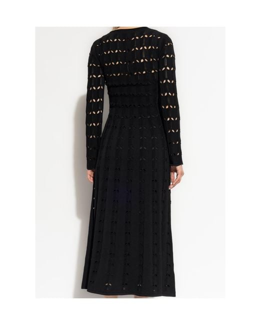 Zimmermann Black Rhiannon Pointelle Maxi Dress