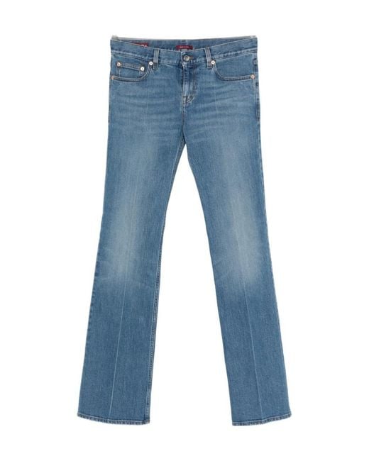 Gucci Blue Logo Patch Denim Jeans