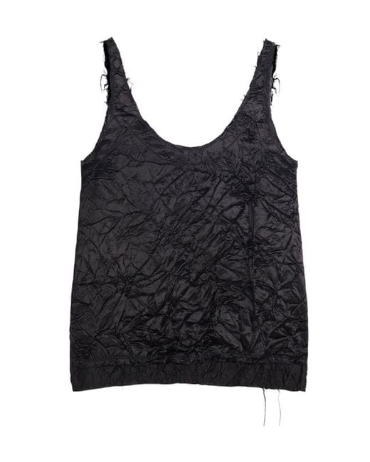 Lanvin Black Logo Sling