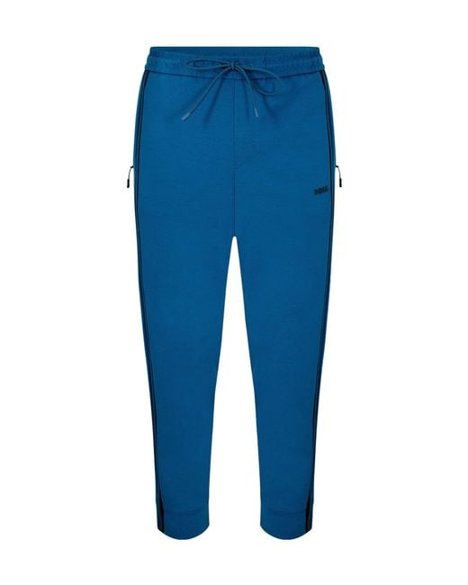 Boss Blue Jogging Bottoms for men