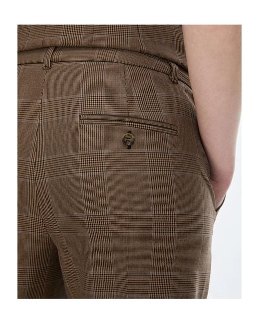 iBlues Brown Casual Pants With Belt Loops