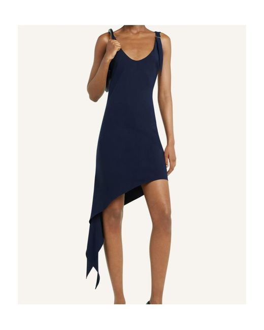 Courreges Blue Scarf Dress