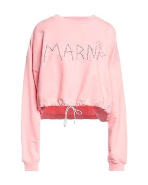 Marni Pink Solid-Color Pullover