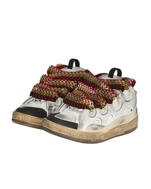 Lanvin Natural Curb Sneakers for men