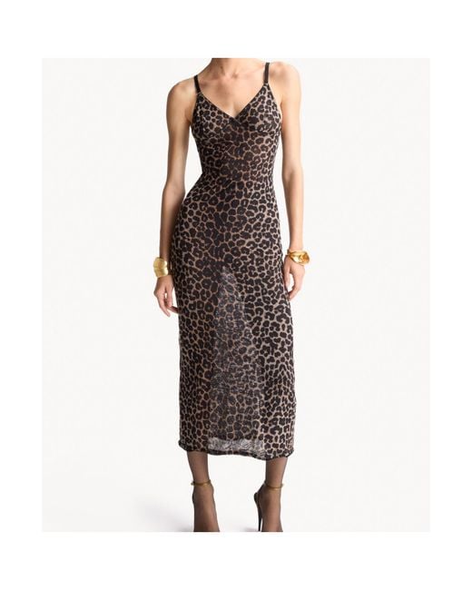 Saint Laurent Multicolor Slip Dress