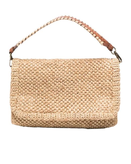 IBELIV Multicolor Raffia Tote Bag