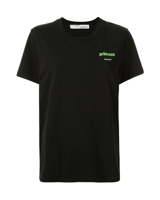 Off-White c/o Virgil Abloh Black Logo Printed T-Shirt