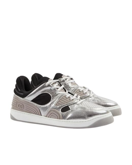 Gucci Multicolor Basket Panelled Sneakers for men