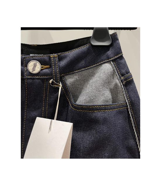 we11done Blue Straight Jeans