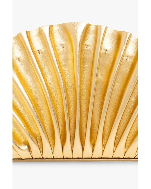 Cult Gaia Metallic Shell-Shaped Handbag