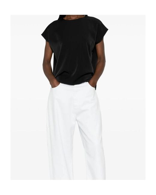 Samsøe & Samsøe Black Crew Neck T-Shirt