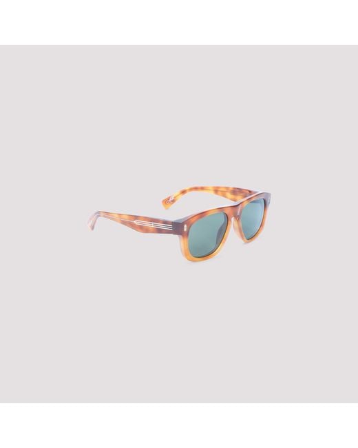 Brunello Cucinelli Blue Rectangular Acetate Sunglasses