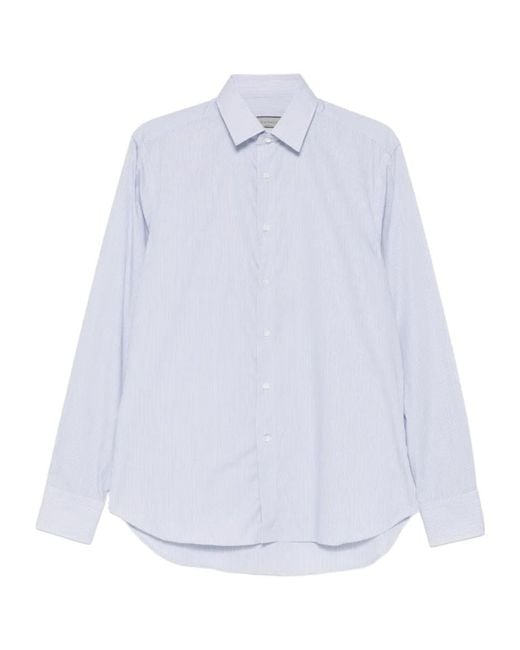 Canali White Long Sleeve Shirt for men