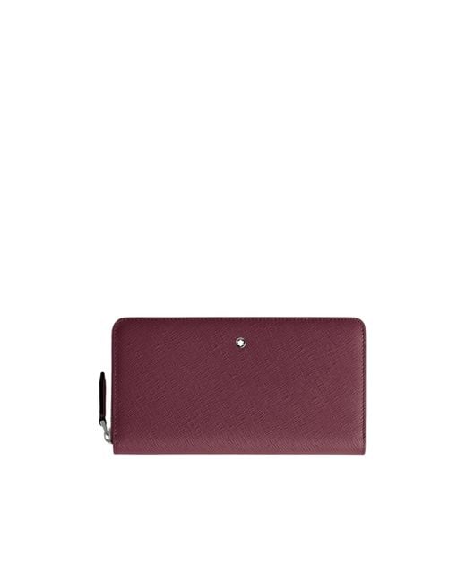Montblanc Purple Zip Wallet for men