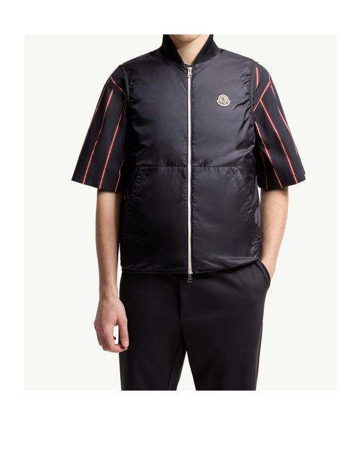 Moncler Blue Vydori Detachable Vest Padded Jacket for men