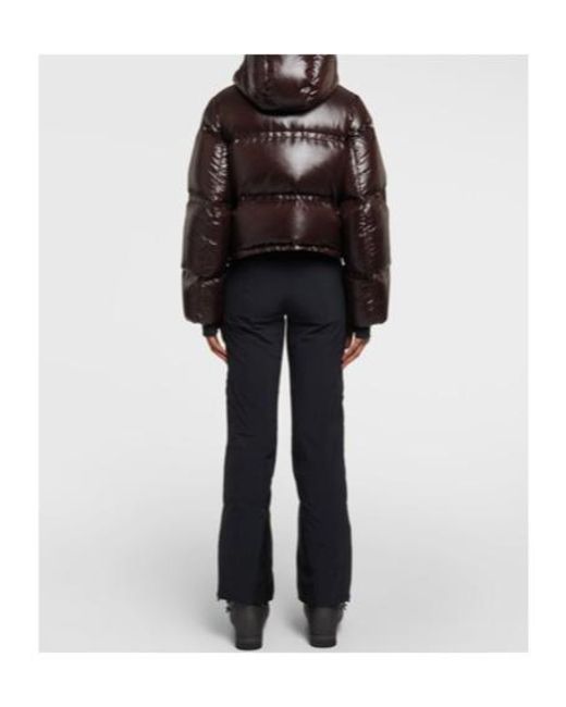 Aztech Mountain Brown Minnie Cropped Down Ski Jacket