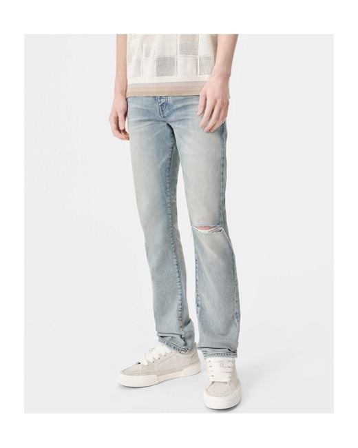 Amiri Blue Slash Jeans for men