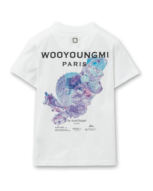 Wooyoungmi White Short-Sleeved T-Shirt
