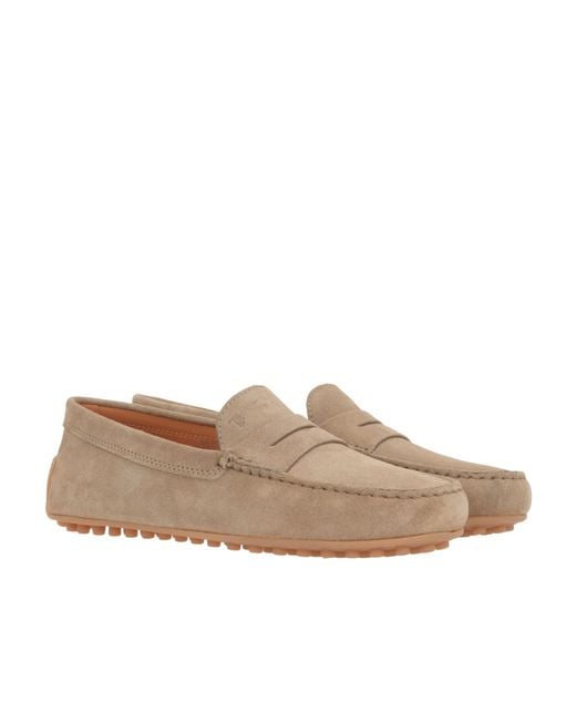 Tod's Brown Gommino Slip-On Loafers