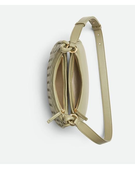 Bottega Veneta White Gemelli Intrecciato Shoulder Bag