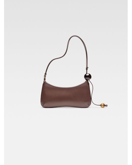Jacquemus Brown The Bisou Perle Shoulder Bag