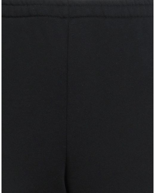 MM6 by Maison Margiela Black Minimalist Drawstring Sweatpants