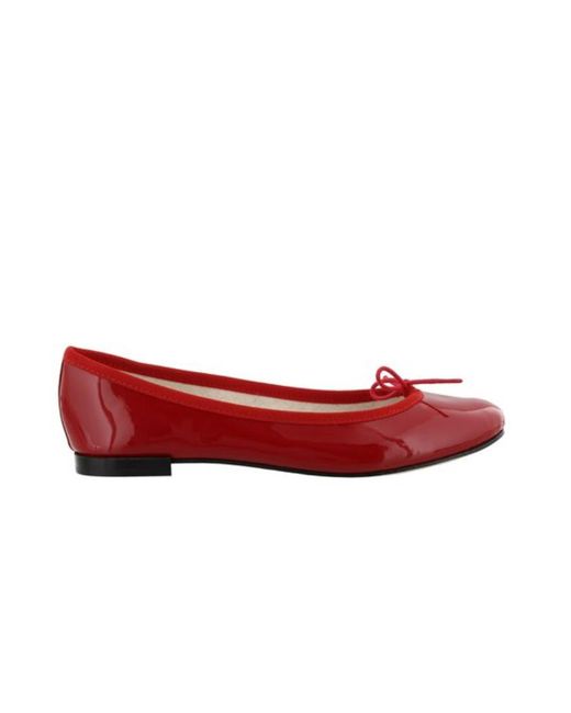 Repetto Red Round Head Ballet Shoes