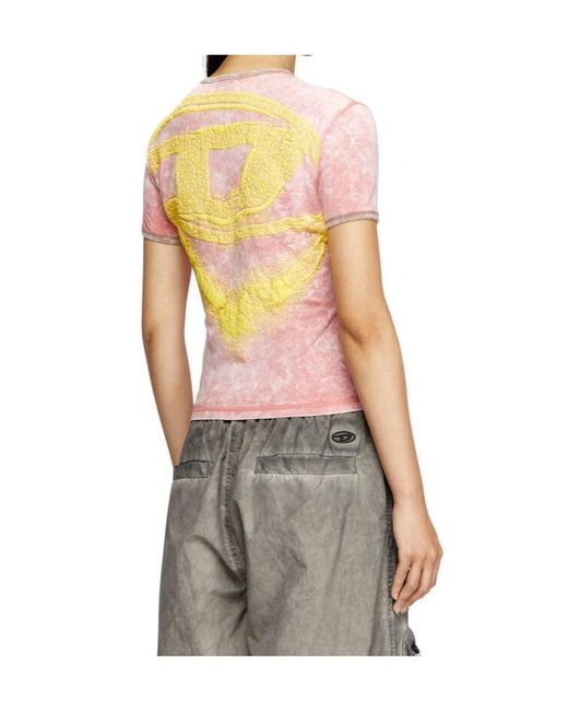 DIESEL Pink T-Uncutie T-Shirt