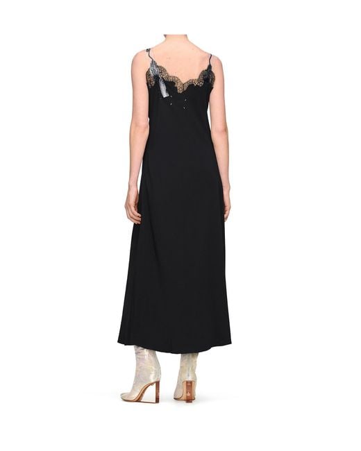 Maison Margiela Black Taped Slip Dress