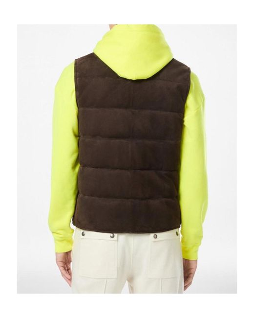 Tom Ford Brown High-Neck Light Fill Gilet for men