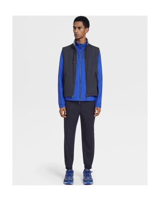 Zegna Blue High Performance Joggers for men