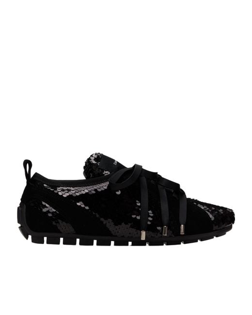 Simone Rocha Black Ballerina Grip Trainer Sneakers
