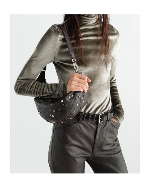 Lemaire Metallic Mini Quiver Clip Bag