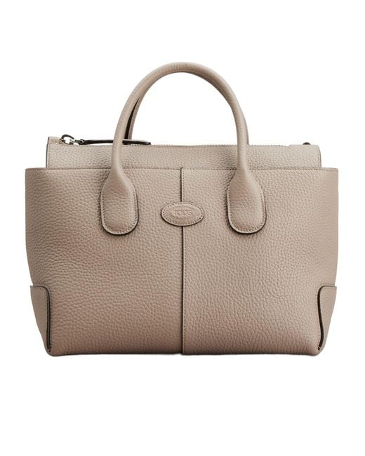 Tod's Natural Di Small Tote Bag
