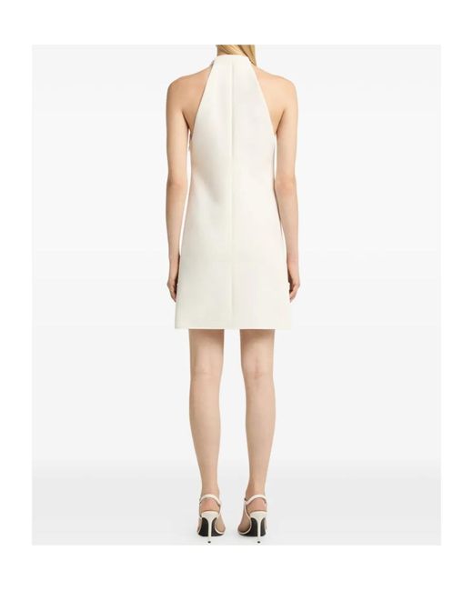 Courreges White Halter Neck Dress