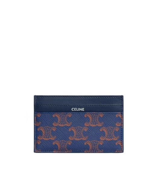 Céline Blue Card Holder for men