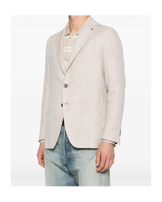 Tagliatore Natural Button-Fastening Blazer for men