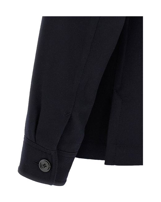 Tom Ford Blue Light Chest Pocket Overshirt for men