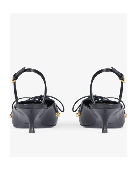 Givenchy Multicolor Lace-Up Slingbacks