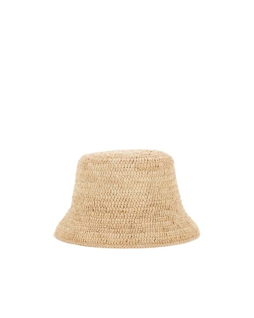 Helen Kaminski Natural Chaturi Raffia Bucket Hat
