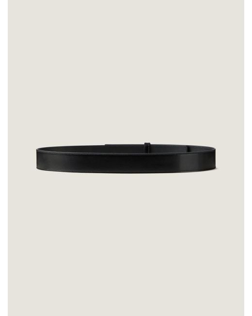 Givenchy White Logo Patch Belt